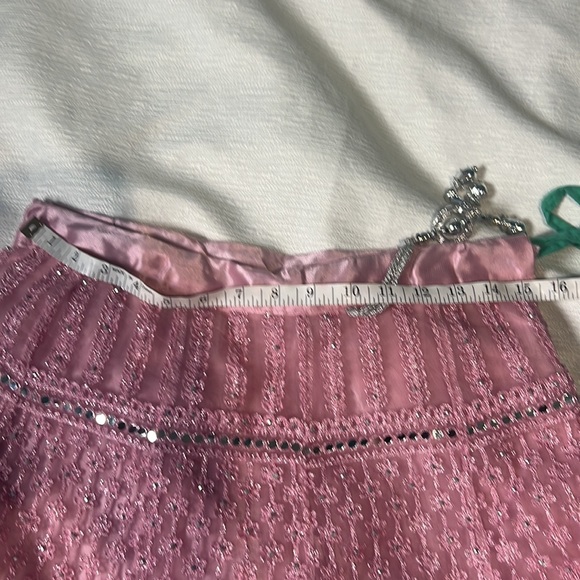 pink and silver sari. set 3 piece’s - Picture 9 of 10